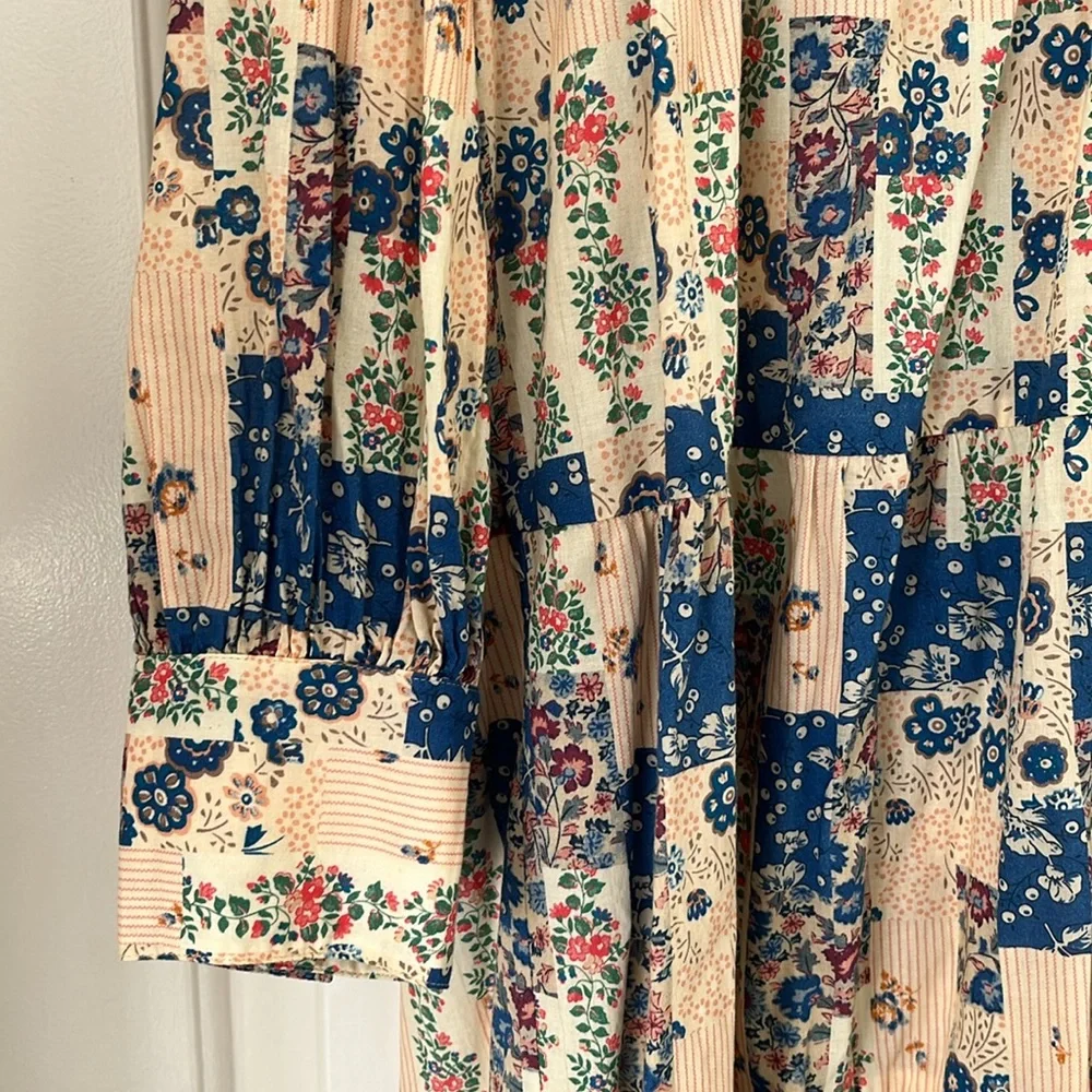 Sezane Benedetta Patchwork Print Dress - Picture 11 of 15